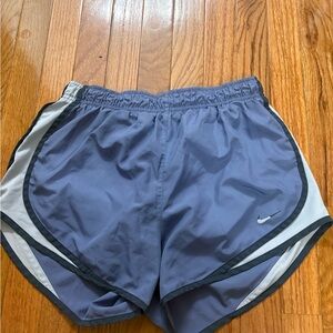Nike Gray Running Shorts with Black Trim